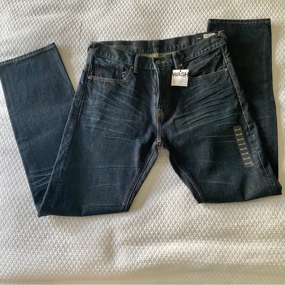 NWT Gap 1969 Men’s Dark Wash Jeans 33x32 - Picture 4 of 8